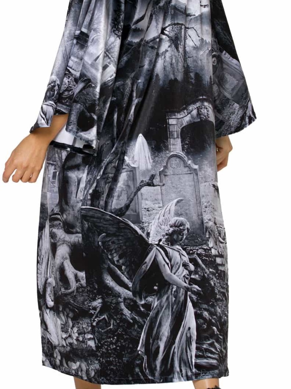 Blackmilk Necropolis Velvet Swan Kimono - Picture 5 of 8